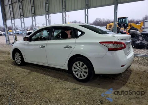 2015 Nissan Sentra S z USA, uszkodzony, nr VIN 3N1AB7AP1FL680475